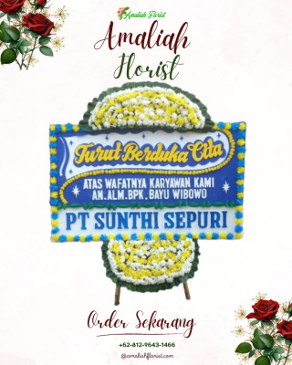 Papan Bunga Duka di Sukamantri